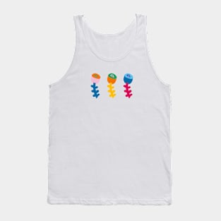 The Three Flowers Tank Top